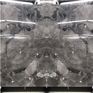 Gemstone Grey Marble Slab in China for Floor Use