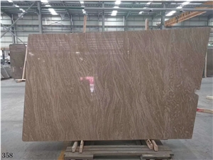 Golden Mocha Limestone Slab Outdoor Wall Use