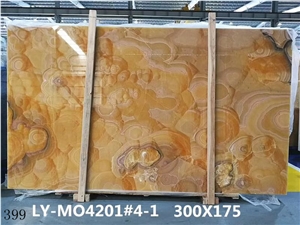 Golden Yellow Onyx Rosen Honey Onice Miele Slab