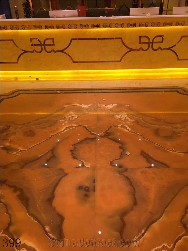 Golden Yellow Onyx Rosen Honey Onice Miele Slab