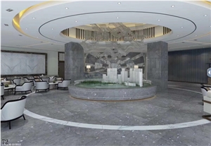 Greece Assinis Silver Grey Marble Slab in China
