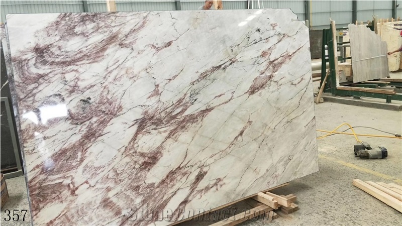 Incense Plum Lilac Onyx Slab Wall Covering Opus