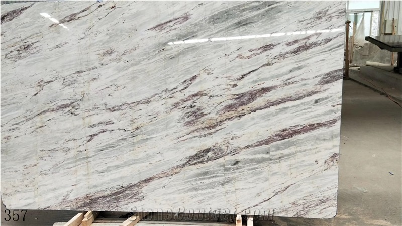 Incense Plum Lilac Onyx Slab Wall Covering Opus
