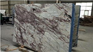 Incense Plum Lilac Onyx Slab Wall Covering Opus