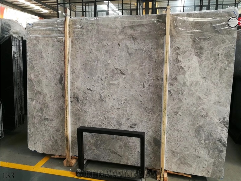 Iran Persian Silk Marble Emperador Castle Grey