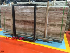 Iran Wooden Grain Onyx Traonyx Jade Slab in China