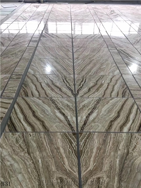 Iran Wooden Grain Onyx Traonyx Jade Slab in China