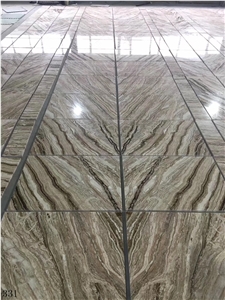 Iran Wooden Grain Onyx Traonyx Jade Slab in China
