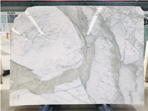 Italy Bianco Calacatta Marble Marmi Slab in China