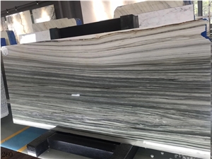 Italy Gris Anasol Macael Marble Grey Wood Slab