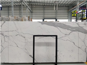 Italy Calacatta Luxury Marble Bianco Fish Belly White Slab Italy Calacatta Luxury Marble Bianco Fish Belly White Slab