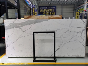 Italy Calacatta Luxury Marble Bianco Fish Belly White Slab