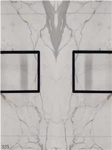 Italy Calacatta Luxury Marble Bianco Fish Belly White Slab