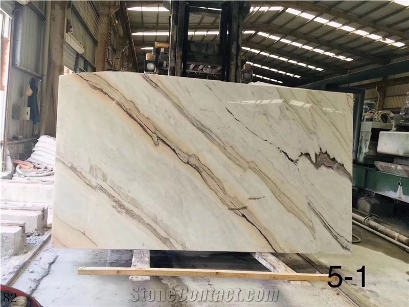 Italy Venato Fantastico Bolin White Marble Slab