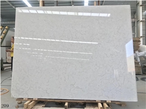 Kemalpasa Yage White Marble Slab Wall Application