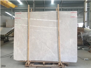 Kemalpasa Yage White Marble Slab Wall Application