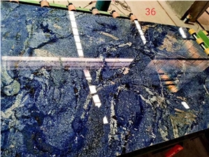 Namibia Blue Sodalite Classic Royal Granite Slab