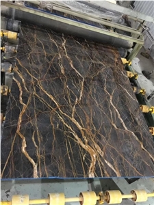 Noir St. Laurent Marble Nero St Port St Slab Tile