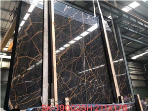 Noir St. Laurent Marble Nero St Port St Slab Tile