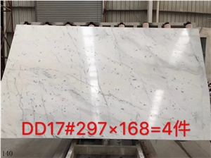 Purple Crystal White Nikisiani Ash Marble Slab