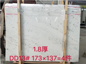 Purple Crystal White Nikisiani Ash Marble Slab