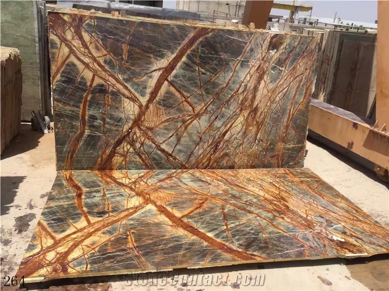 Rainforest Green Mirage Bidasar Picasso Marble