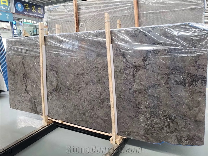 Rolex Grey Marble Ash Marble Slab Flooring Wall
