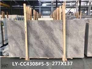 Sea Blue Grey Onyx Slab Wall Covering Floor Tile