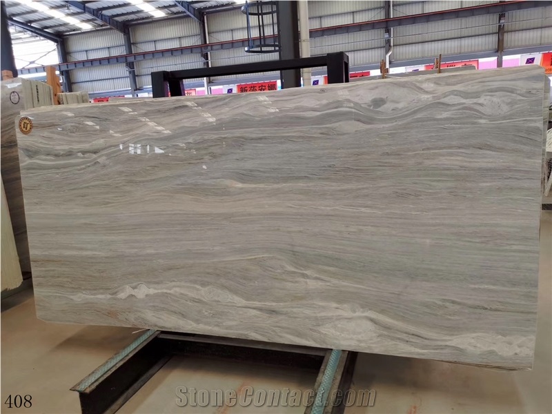 Sparkling Blue Marble Bulgari Grey White Marble