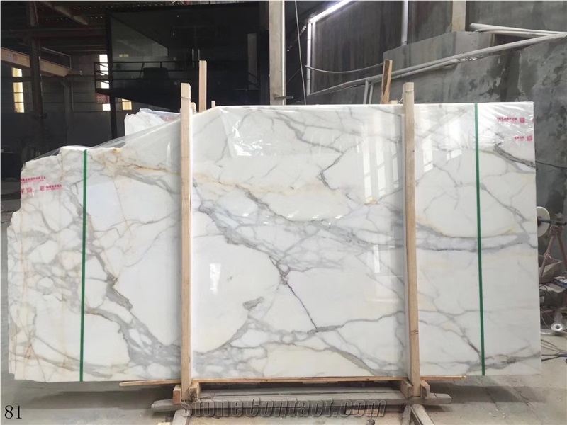 Statuary Marble Blanco Statuario Carrara Slab Tile