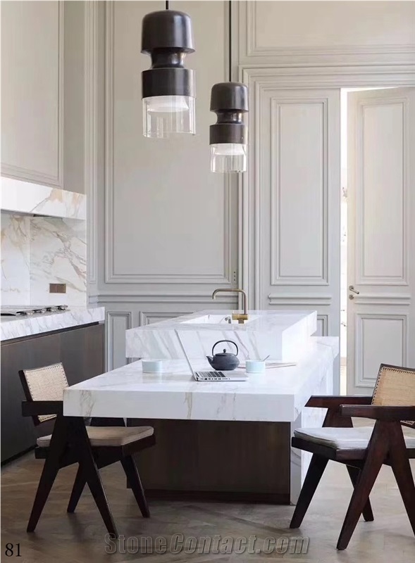 Statuary Marble Blanco Statuario Carrara Slab Tile