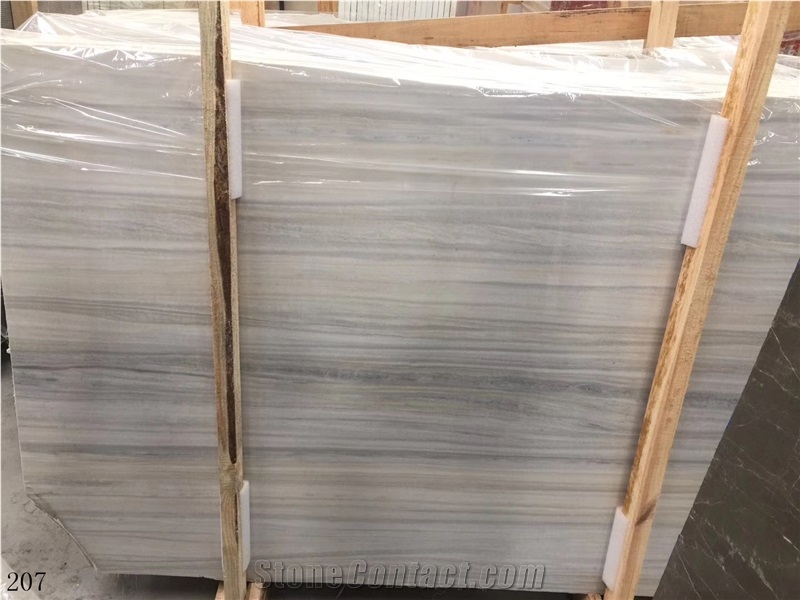 Striato Argento Marble Veria White Wood Vein Slab