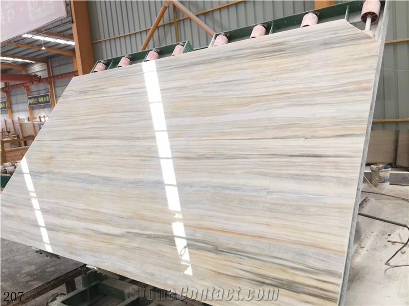 Striato Argento Marble Veria White Wood Vein Slab