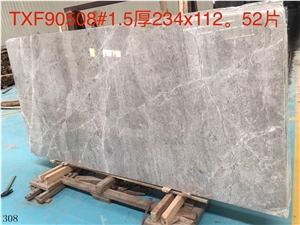 Tundra Grey Marble Castle Gray Ash Stone Slab