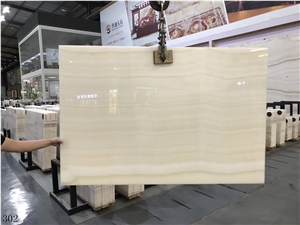 Turkey Bianco Giorno Onyx Onix White Slab in China