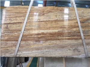 Turkey Colorful Travertine Country Fantasy Slab
