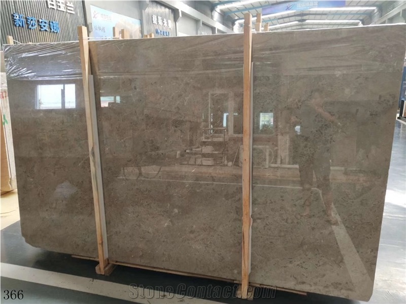 Turkey Macchiato Brown Marble Slab in China Market