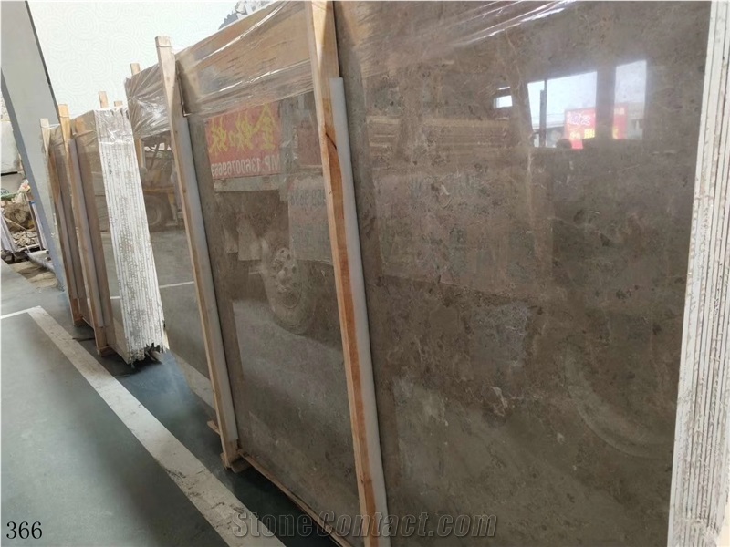 Turkey Macchiato Brown Marble Slab in China Market
