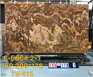 Turkey Tiger Onyx Sivas Multicolor Sivas Onix Slab