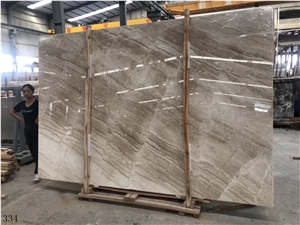 Turkish Dino Beige Marble Reale Slab in China Turkish Dino Beige Marble Reale Slab in China