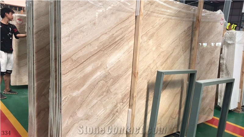 Turkish Dino Beige Marble Reale Slab in China