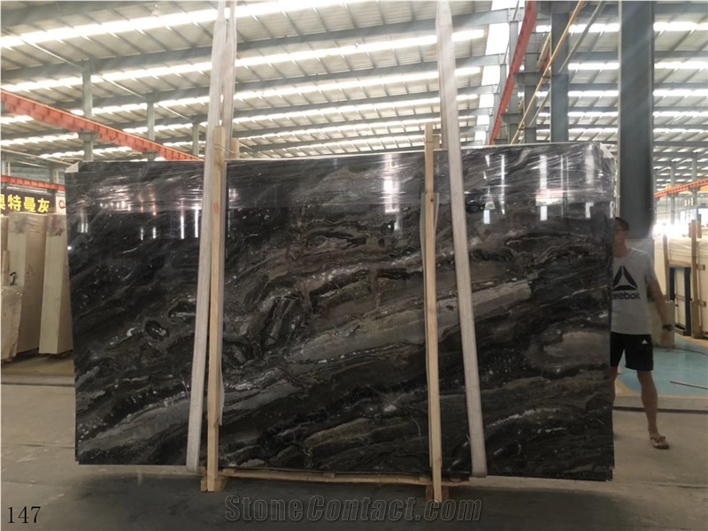 Venice Gold Brown Marble Slab in China Market