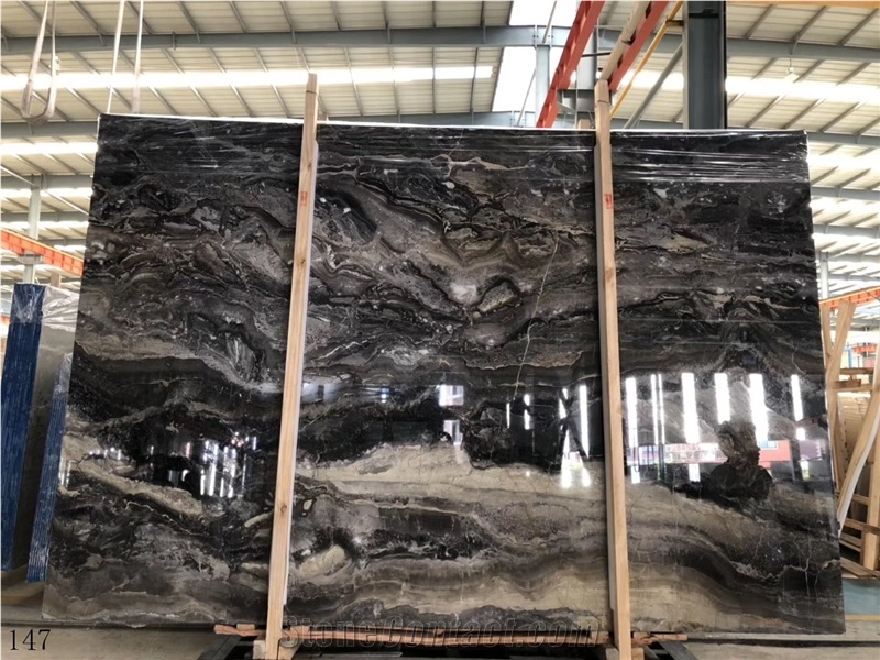 Venice Gold Brown Marble Slab in China Market