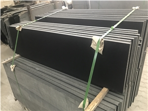 China Black Mongolia Black Basalt Slabs Flooring