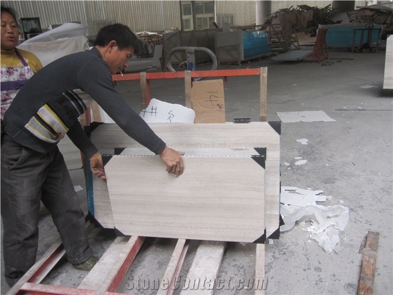Aliminium Stone White Wooden Honeycomb Backed