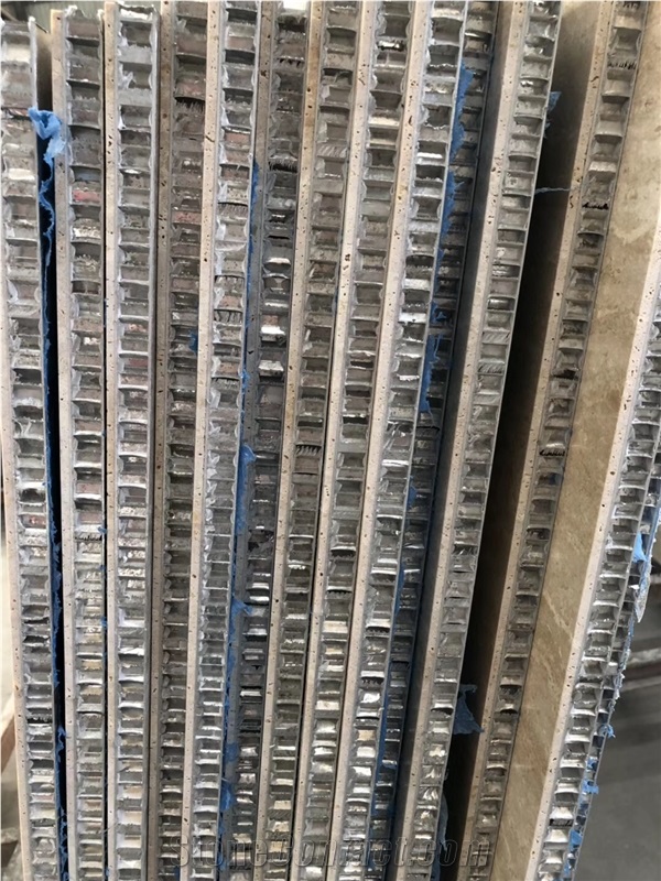 Aluminium Stone Classic Travertine Honeycomb Panel