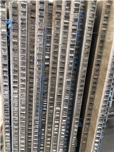 Aluminium Stone Classic Travertine Honeycomb Panel