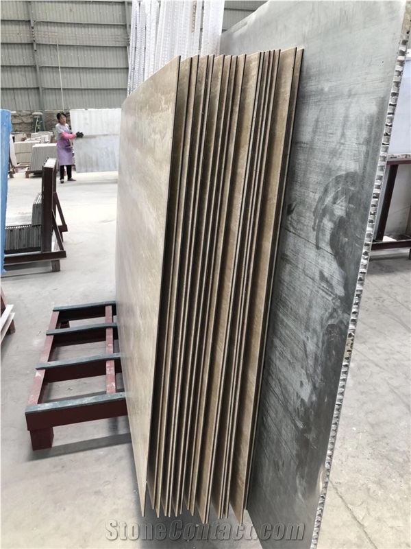 Aluminium Stone Classic Travertine Honeycomb Panel