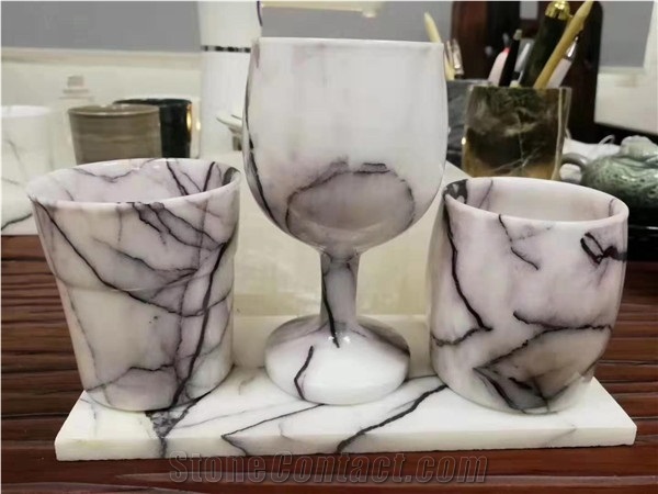 Bathroom Accessories Set Marble for High End Hotel