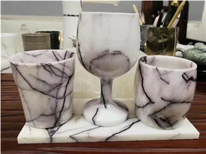 Bathroom Accessories Set Marble for High End Hotel